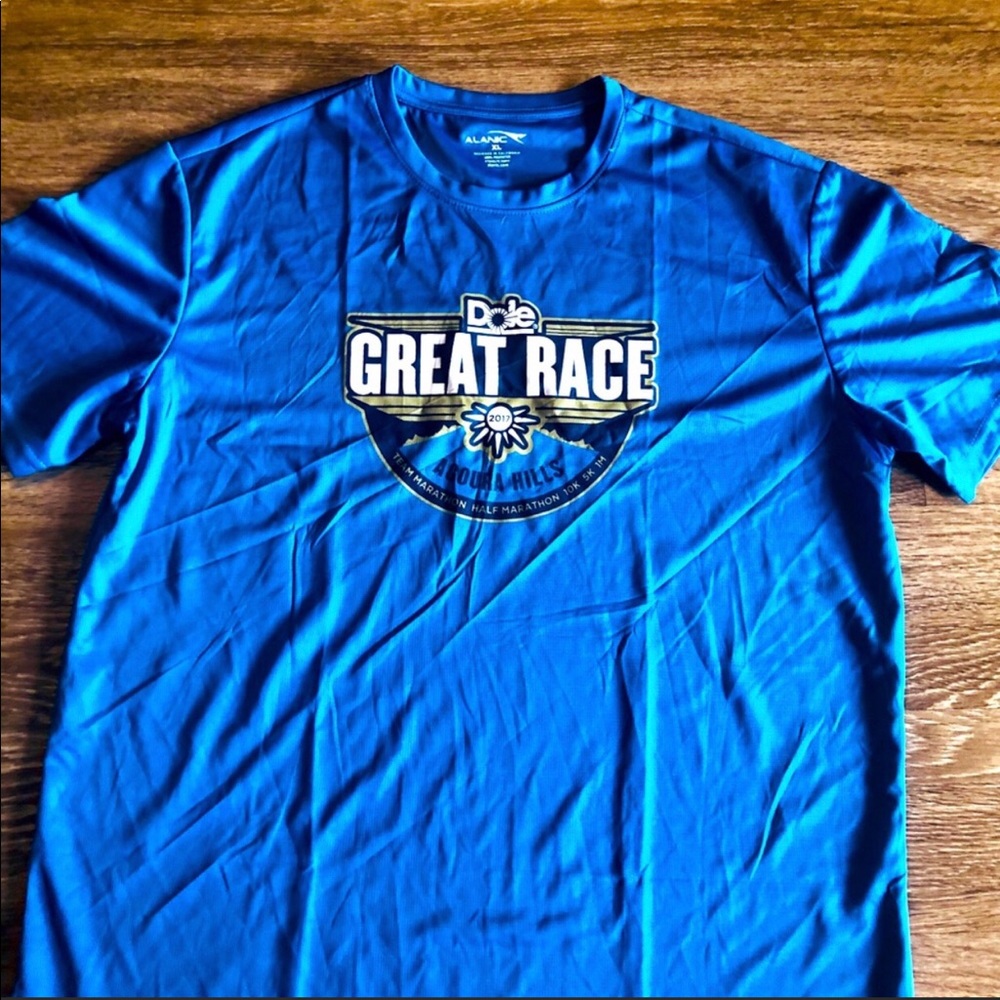Great race blue shirt
